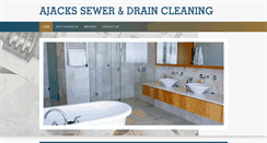 Desktop Screenshot of ajacksdraincleaning.com