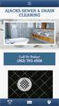 Mobile Screenshot of ajacksdraincleaning.com